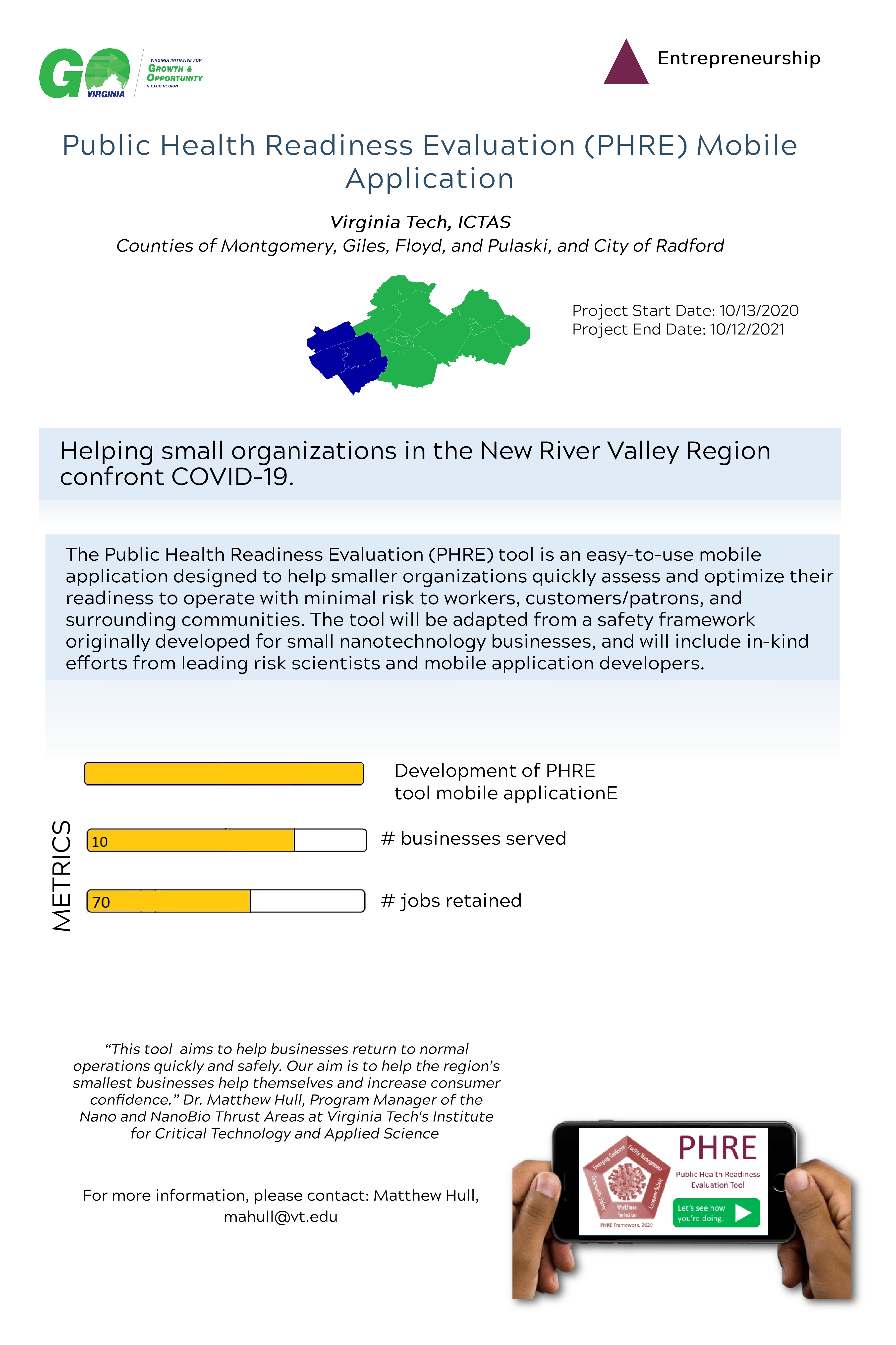 The Public Health Readiness Evaluation Tool Poster